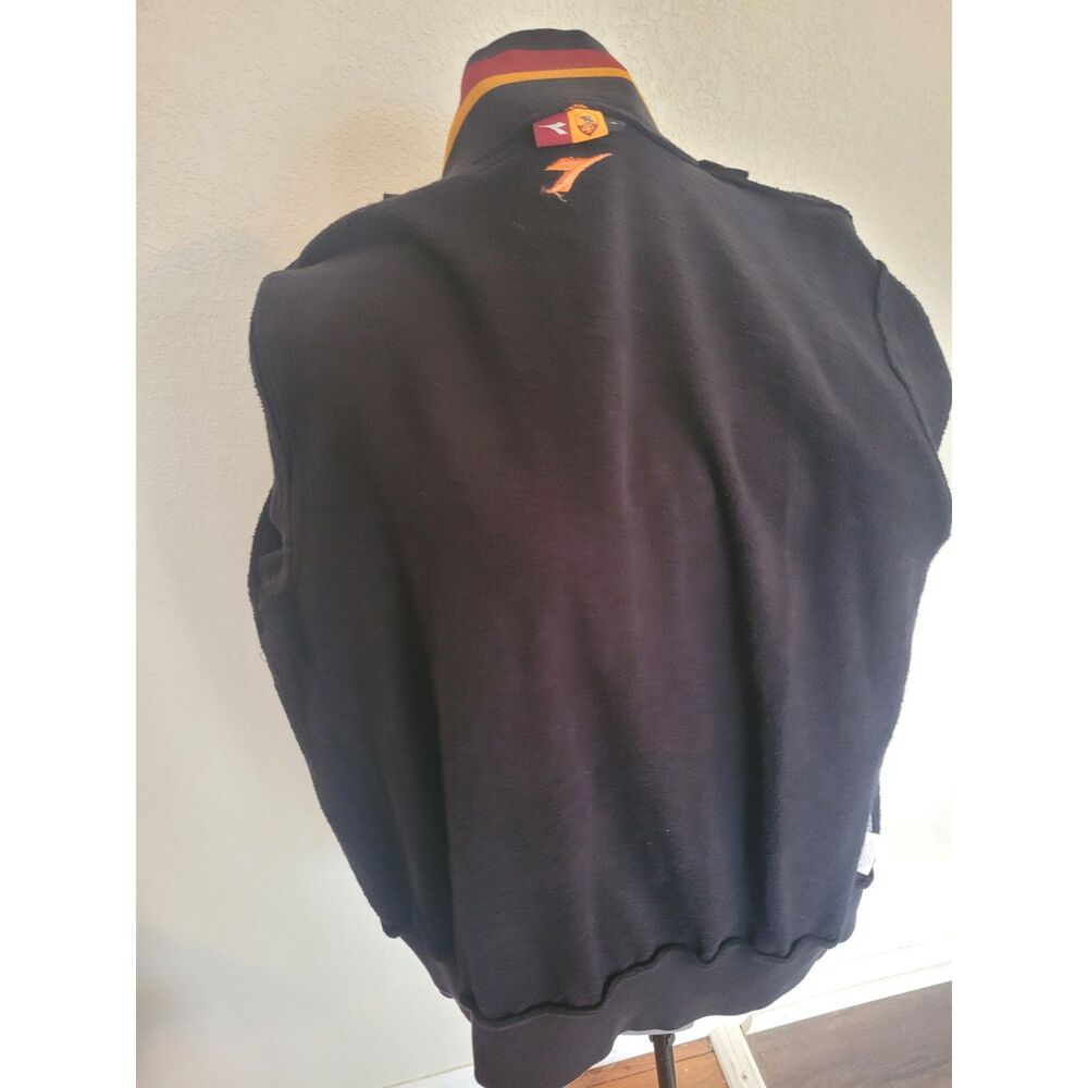 Vintage AS ROMA Diadora track Jacket Large 90s Italy Soccer Serie A Giallorossi